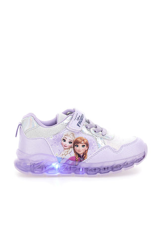 Lila Sneakers mit Frozen-Lichtern D4310654S