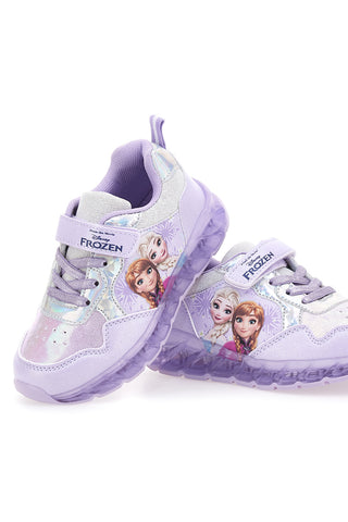 Lila Sneakers mit Frozen-Lichtern D4310654S