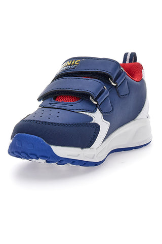 Blaue Schuhe mit Lichtern und Sonic-Aufdruck N9610051S20