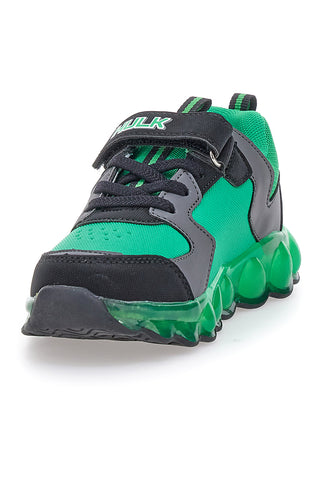 Grüne Sneakers mit Hulk-Lichtern R1010228S10