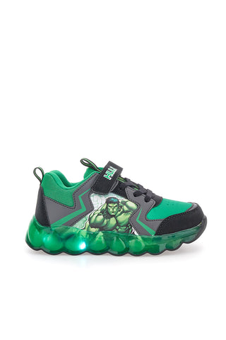 Grüne Sneakers mit Hulk-Lichtern R1010228S10