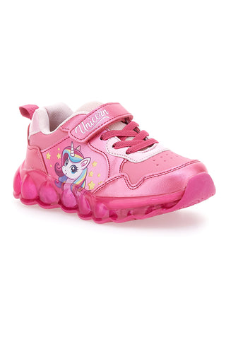 Sneakers rosa con luci Unicorn S8010192S