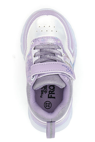 Frozen D4310662S lila Schuhe mit Lichtern und Perlglanzeffekt