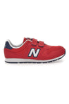 New Balance PV500TR1 Rote Sneakers mit Rissen