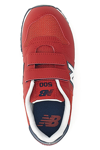 New Balance PV500TR1 Rote Sneakers mit Rissen