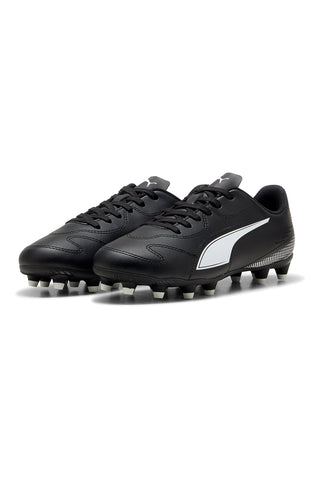 Scarpe da calcio nere per terreni naturali ed erba artificiale Puma Vitoria II FG/AG Jr