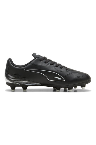 Scarpe da calcio nere per terreni naturali ed erba artificiale Puma Vitoria II FG/AG Jr