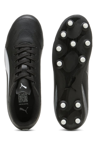 Scarpe da calcio nere per terreni naturali ed erba artificiale Puma Vitoria II FG/AG Jr
