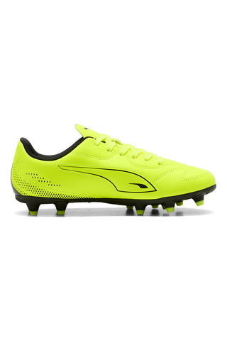 Gelbe Fußballschuhe mit synthetischem Obermaterial Puma Vitoria II FG/AG Jr