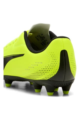 Gelbe Fußballschuhe mit synthetischem Obermaterial Puma Vitoria II FG/AG Jr