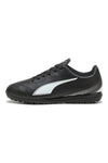 Schwarze Fußballschuhe mit Puma Vitoria II TT Turf-Sohle für Kinder