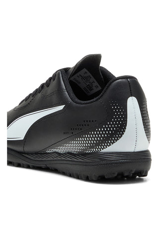 Schwarze Fußballschuhe mit Puma Vitoria II TT Turf-Sohle für Kinder