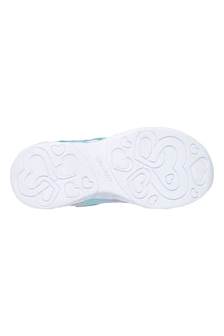 Sneakers lavanda con luci e charms Skechers Infinite Heart Lights Heart Jewels