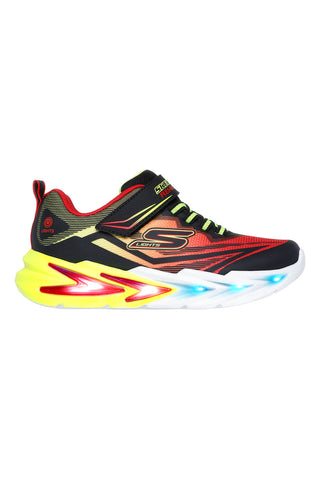 Sneakers rosse con luci chiusura a strappo Skechers Flex-Glow Ultra