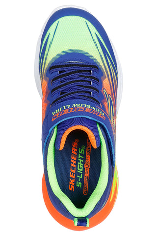 Sneakers blu con luci LED Flex-Glow Ultra Skechers