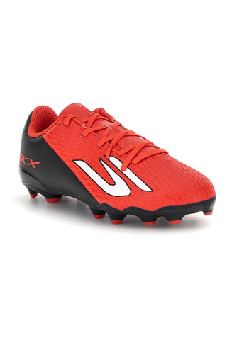 Rote Fußballschuhe mit Schnürsenkeln und Multi-Terrain-Sohle Skechers SKX_2 JR Youth MG