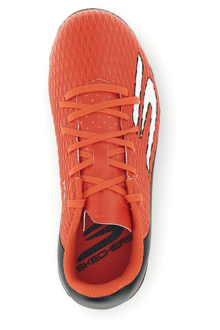 Rote Fußballschuhe mit Schnürsenkeln und Multi-Terrain-Sohle Skechers SKX_2 JR Youth MG