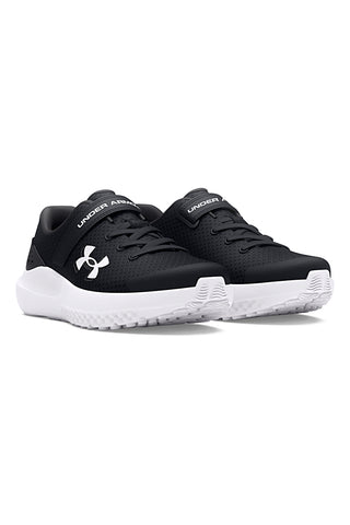 Under Armour BPS Surge 4 AC schwarz Mesh Turnschuhe für Kinder