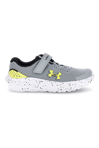 Sneakers grigie con chiusura a strappo Under armour BGS SURGE 4