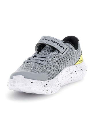 Sneakers grigie con chiusura a strappo Under armour BGS SURGE 4