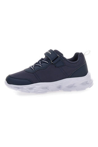 Blaue Turnschuhe mit Lichtern Champion Funfair Print U PS
