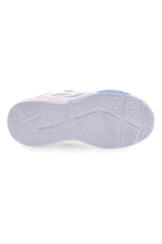 Weiße und rosa Turnschuhe mit Lichtern Champion Wave Tri G PS