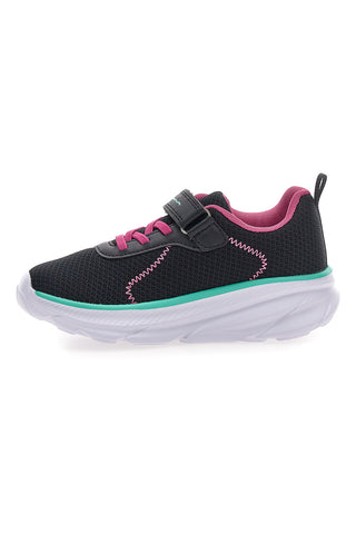 Schwarze Turnschuhe mit fuchsiafarbenen Details Champion Hro J G Ps