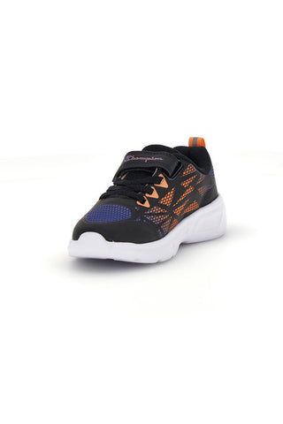 Scarpe blu arancioni con luci Champion Wave Tri B TD