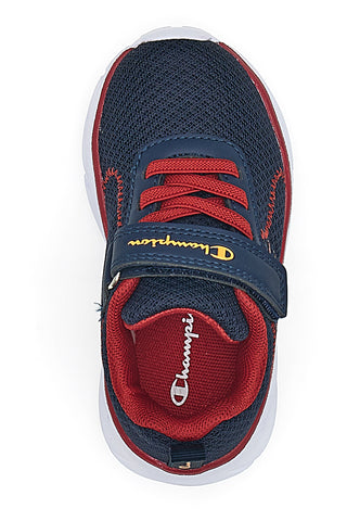 Blaue und rote Turnschuhe mit Riemen Champion HRO J B TD