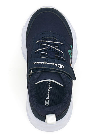Blaue Turnschuhe mit leichter Befestigung Champion Funfair Print U TD Low Cut