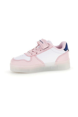 Scarpe bianche rosa con luci Champion GLW G TD