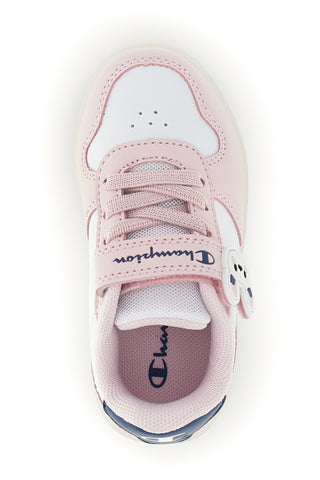 Scarpe bianche rosa con luci Champion GLW G TD