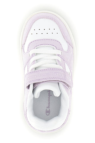 Scarpe bianche lilla con chiusura a strappo Champion RD18 Bubble G TD