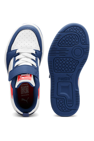Blaue Turnschuhe Puma Rebound V6 Lo AC+ PS