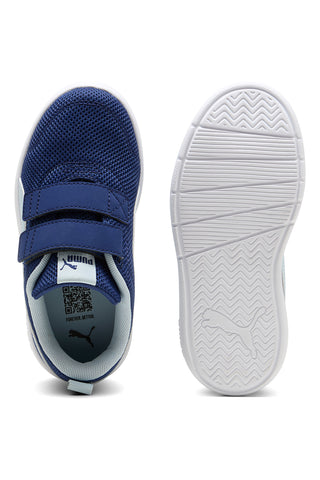 Hellblaue Turnschuhe mit herausnehmbarer Einlegesohle Puma Courtflex V3 Mesh PS