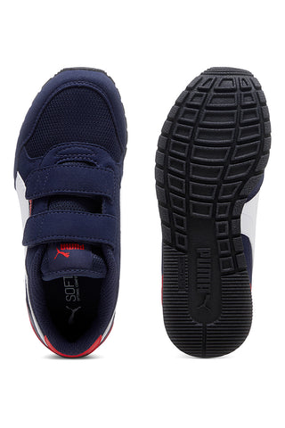 Blau Laufstil Schuhe mit Riemen Puma ST Runner v4 Mesh V PS