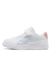 Weiße Turnschuhe mit Riemen und Schnürsenkeln Puma Caven III Holo 2.0 AC+ PS