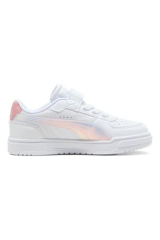 Weiße Turnschuhe mit Riemen und Schnürsenkeln Puma Caven III Holo 2.0 AC+ PS