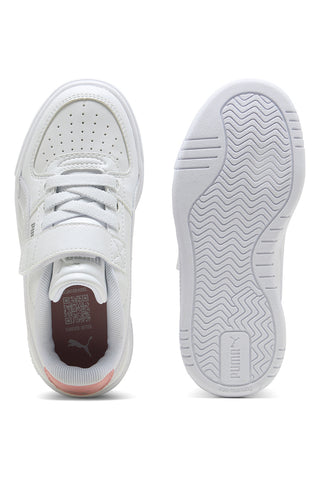 Weiße Turnschuhe mit Riemen und Schnürsenkeln Puma Caven III Holo 2.0 AC+ PS