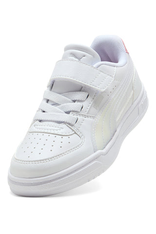 Weiße Turnschuhe mit Riemen und Schnürsenkeln Puma Caven III Holo 2.0 AC+ PS