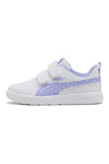 Weiße Pull-on Schuhe Puma Courtflex V3 Dotty V PS