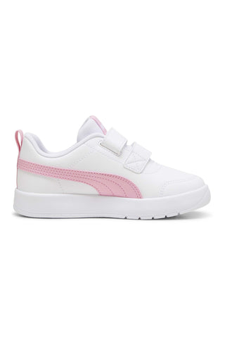 Weiße Schuhe mit Riemen Puma Courtflex V3 V PS