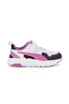 Scarpe bianche rosa nere con chiusura a strappo e lacci elastici Puma Trinity 2 LT Jelly Heaven AC+ PS
