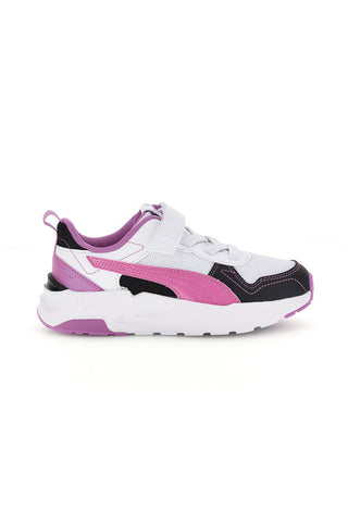 Scarpe bianche rosa nere con chiusura a strappo e lacci elastici Puma Trinity 2 LT Jelly Heaven AC+ PS