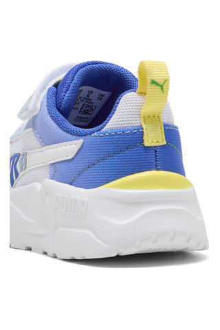 Hellblaue Schuhe mit Klettverschluss und elastischen Schnürsenkeln Puma Trinity 2 LT Come On AC+ Inf