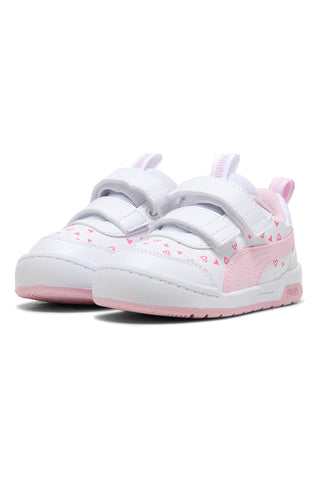 Weiß rosa Pull-on Schuhe Puma Multiflex 2 Hearty V Inf