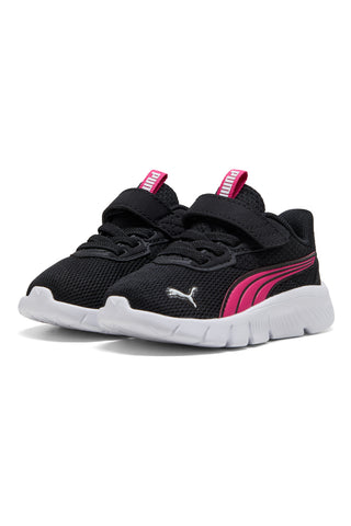 Scarpe nere rosa con chiusura a strappo Puma FlexFocus Modern AC+ Inf