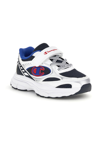 Sneakers bianche con strap e lacci elastici Champion RT25 U PS
