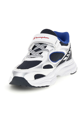 Sneakers bianche con strap e lacci elastici Champion RT25 U PS