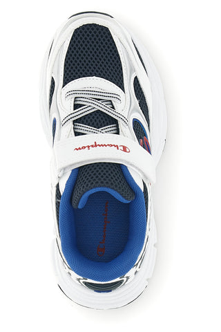 Sneakers bianche con strap e lacci elastici Champion RT25 U PS